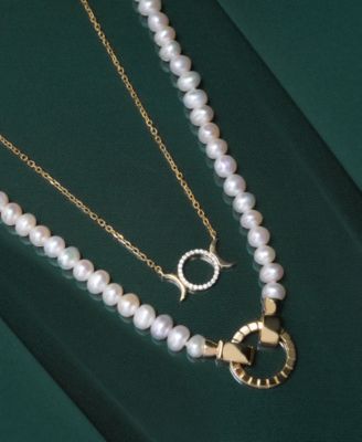 Cultured Freshwater Pearl (4mm) 17" Collar Necklace