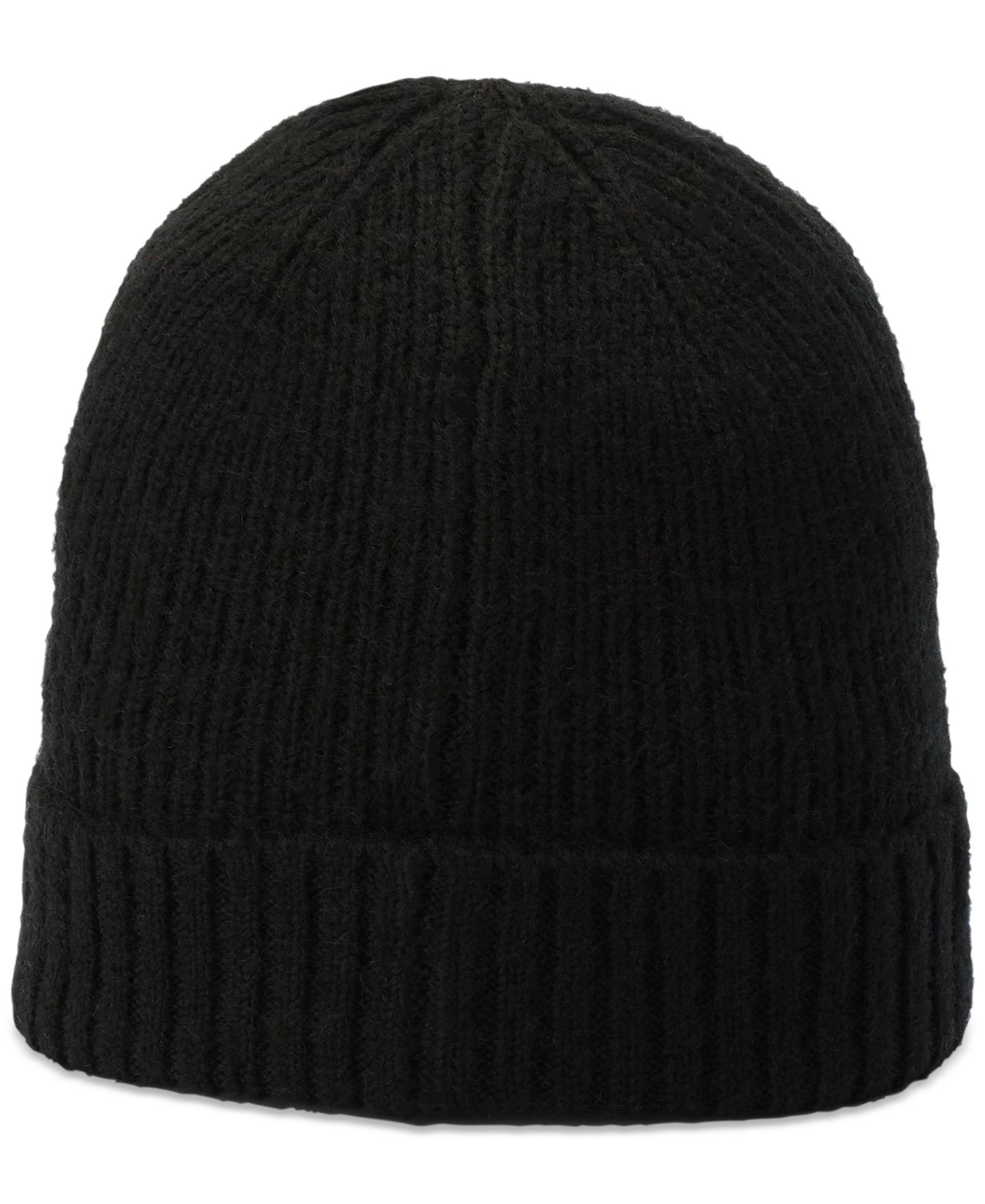 Мужской головной убор Calvin Klein Luxe Ribbed Cuff Hat, цвет: Чёрный — фото 2