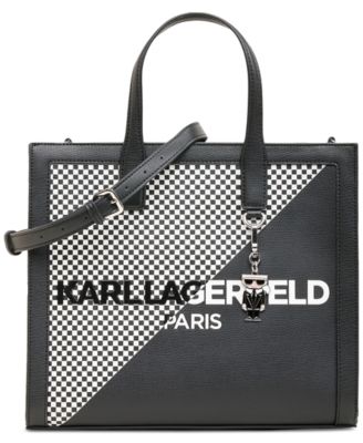 KARL LAGERFELD PARIS - Nouveau Medium Leather Tote