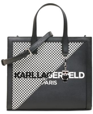 Karl Lagerfeld Paris Voyage Nylon Tote - Macy's