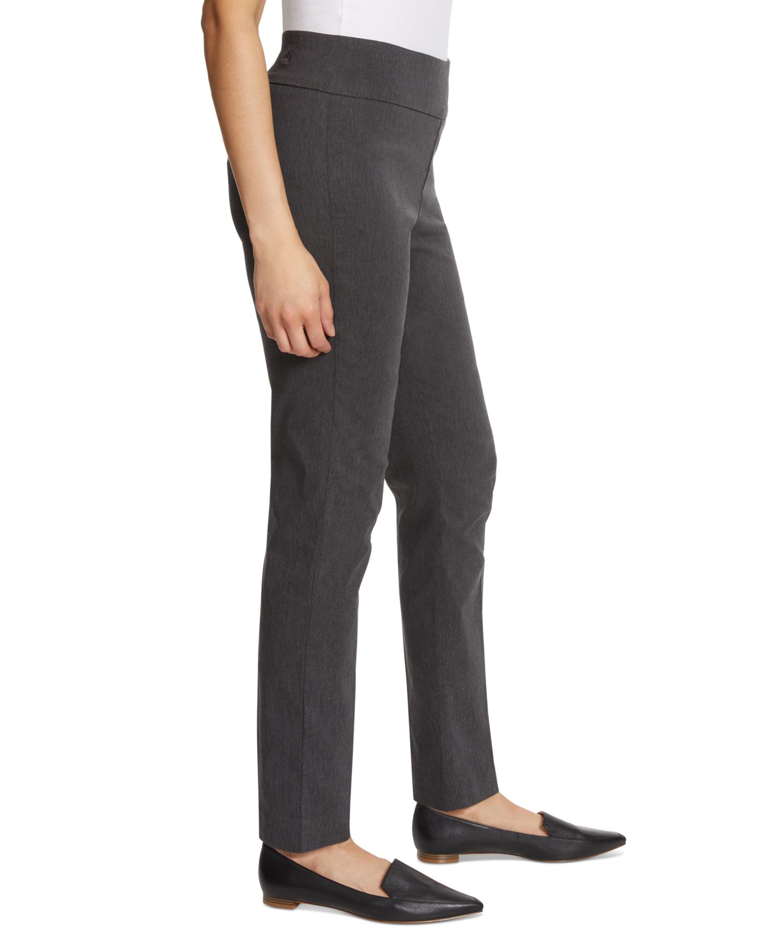 Women's Tummy-Control Pull-On Slim Trousers, in Regular, Short & Long