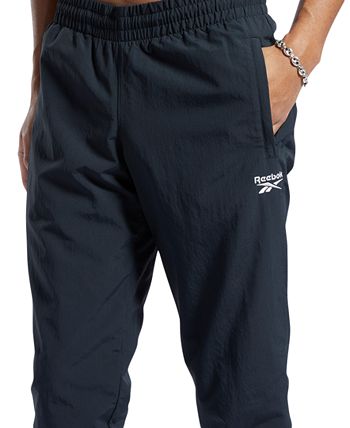 Reebok Women's Pull-on Logo Woven Track Pants In Vector Navy