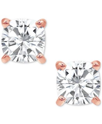 Certified Lab Grown Diamond Cushion Stud Earrings (4 ct. t.w.) in 14k Gold