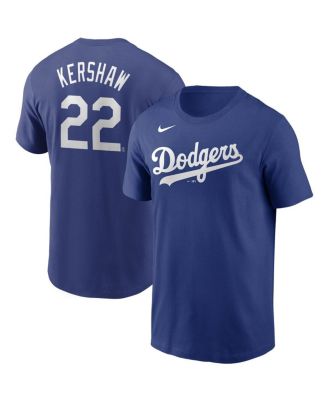Men's Clayton Kershaw Los Angeles Dodgers Name and Number Player T-Shirt