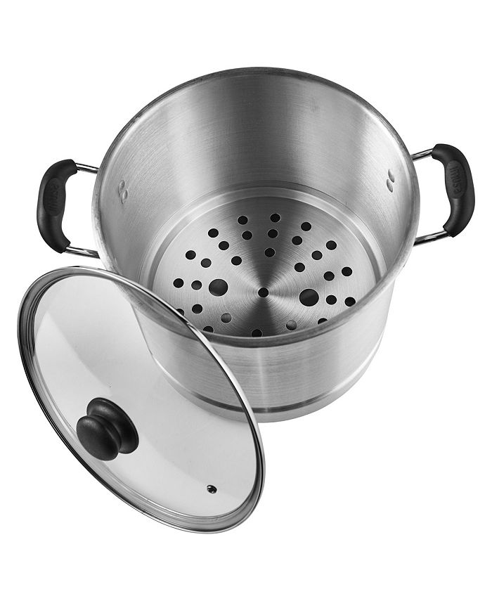 IMUSA Aluminum 16 Quart Steamer and Tamalera with Glass Lid Macy's