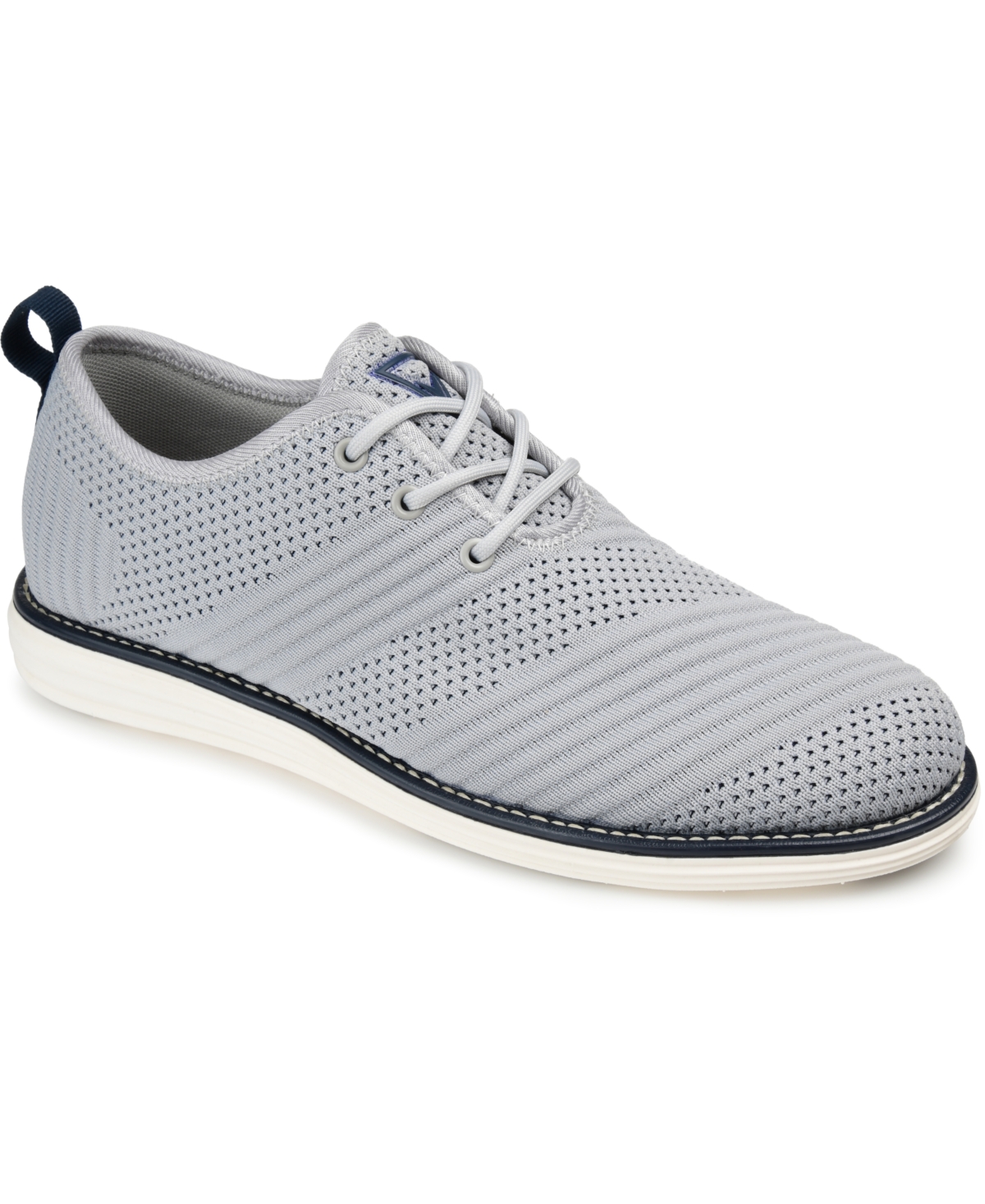 Vance Co. Men's Novak Wide Width Tru Comfort Foam Knit Lace-Up Round Toe Dress Shoes