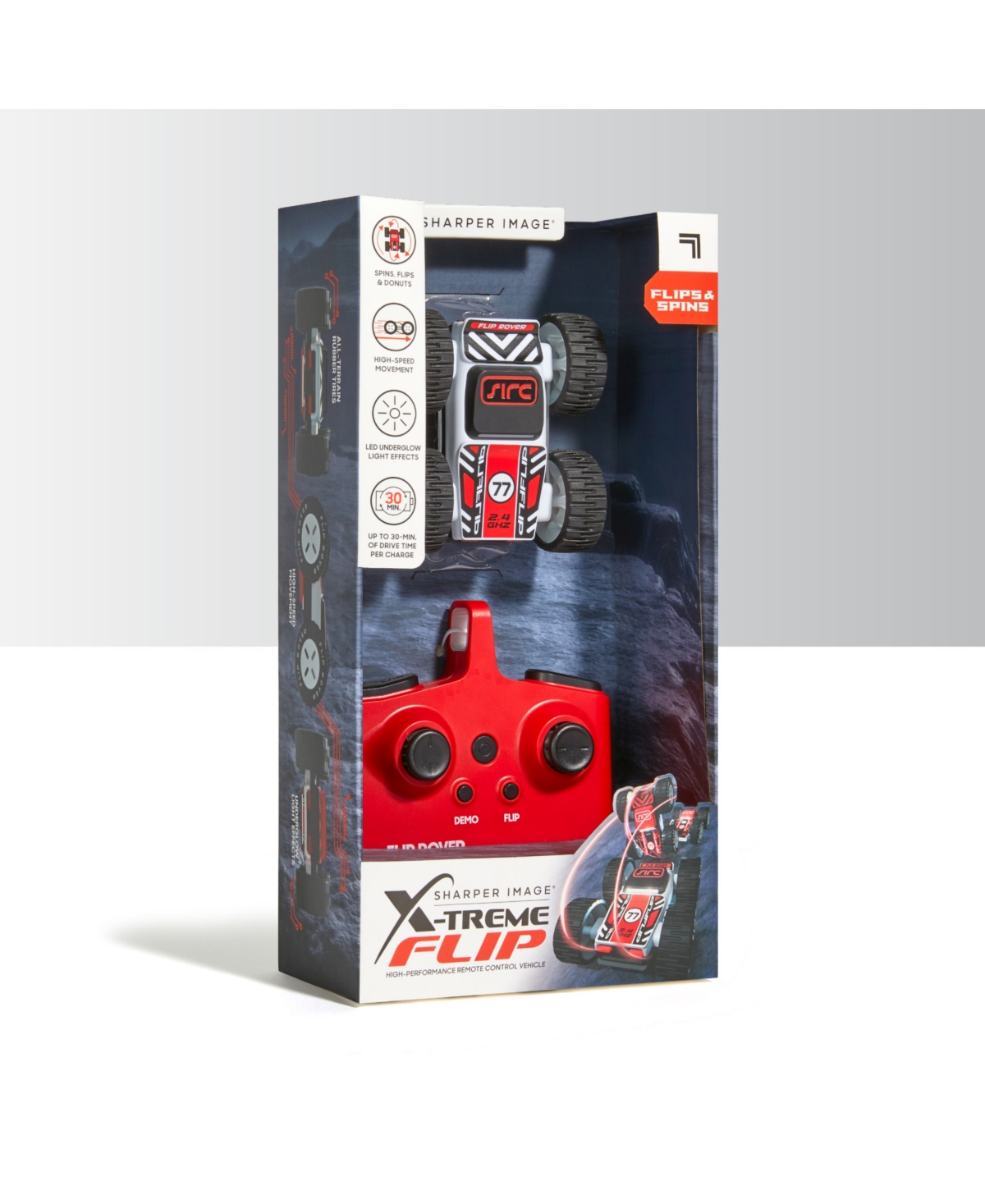 Shop Sharper Image X-treme Flip High-performance Remote Control Vehicle In Red