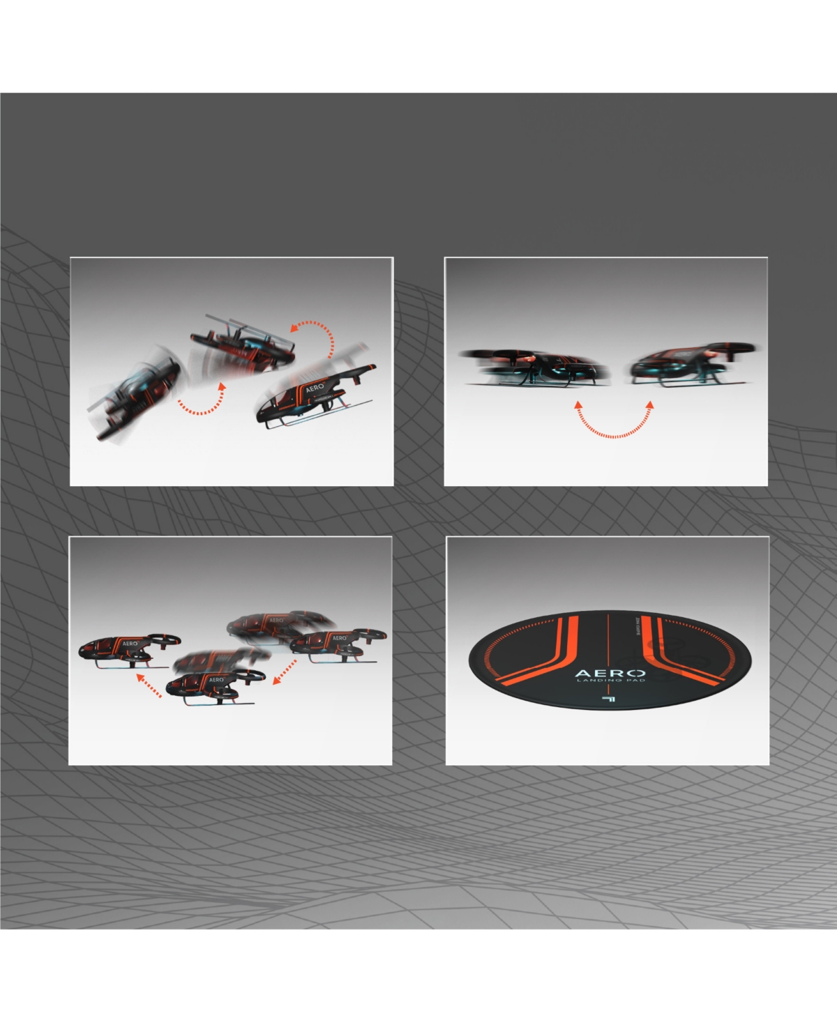 Shop Sharper Image X-treme Aero High-performance Remote Control Drone In Black