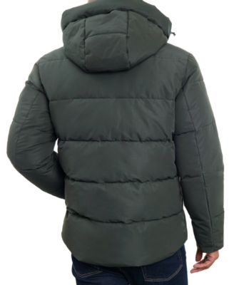 Men's Quilted Hooded Puffer Jacket 