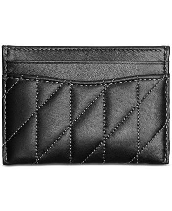 Coach Quilted Pillow Leather Essential Card Case, Chalk
