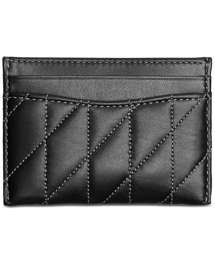 COACH Essential Quilted Pillow Leather Card Case Macy's