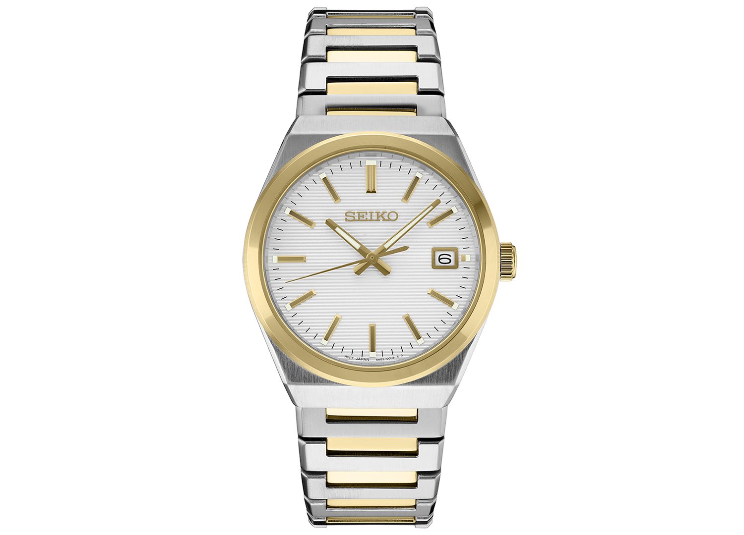 Men's Essentials Two-Tone Stainless Steel Bracelet Watch 39mm