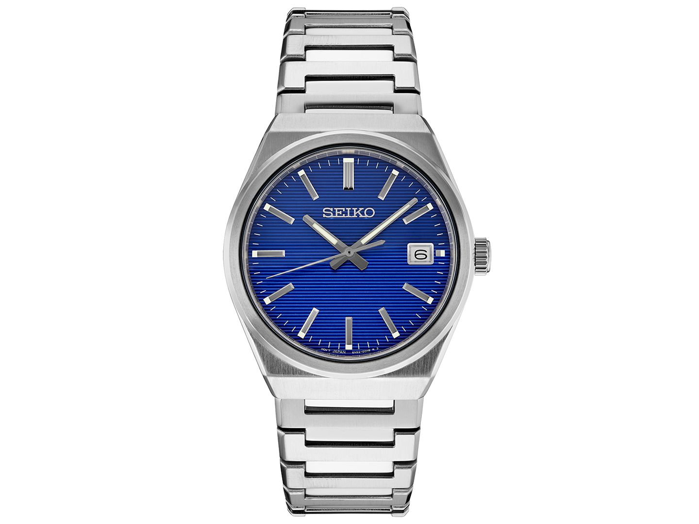 Мужские часы Seiko Essentials Stainless Steel Bracelet Watch 39mm — фото 1