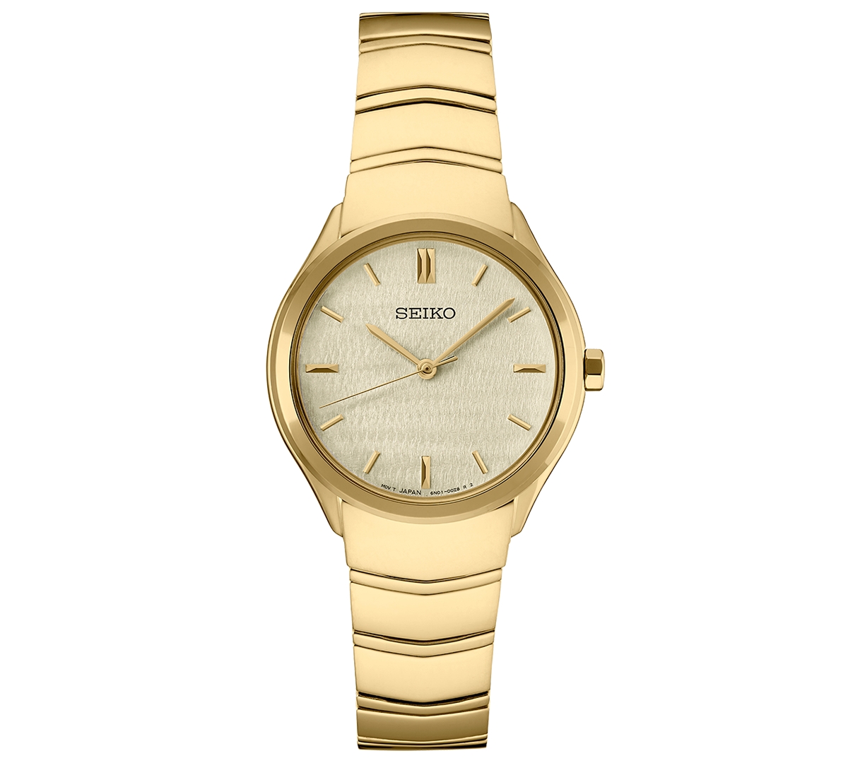 Women's Essentials Gold-Tone Stainless Steel Bracelet Watch 30mm - Champagne