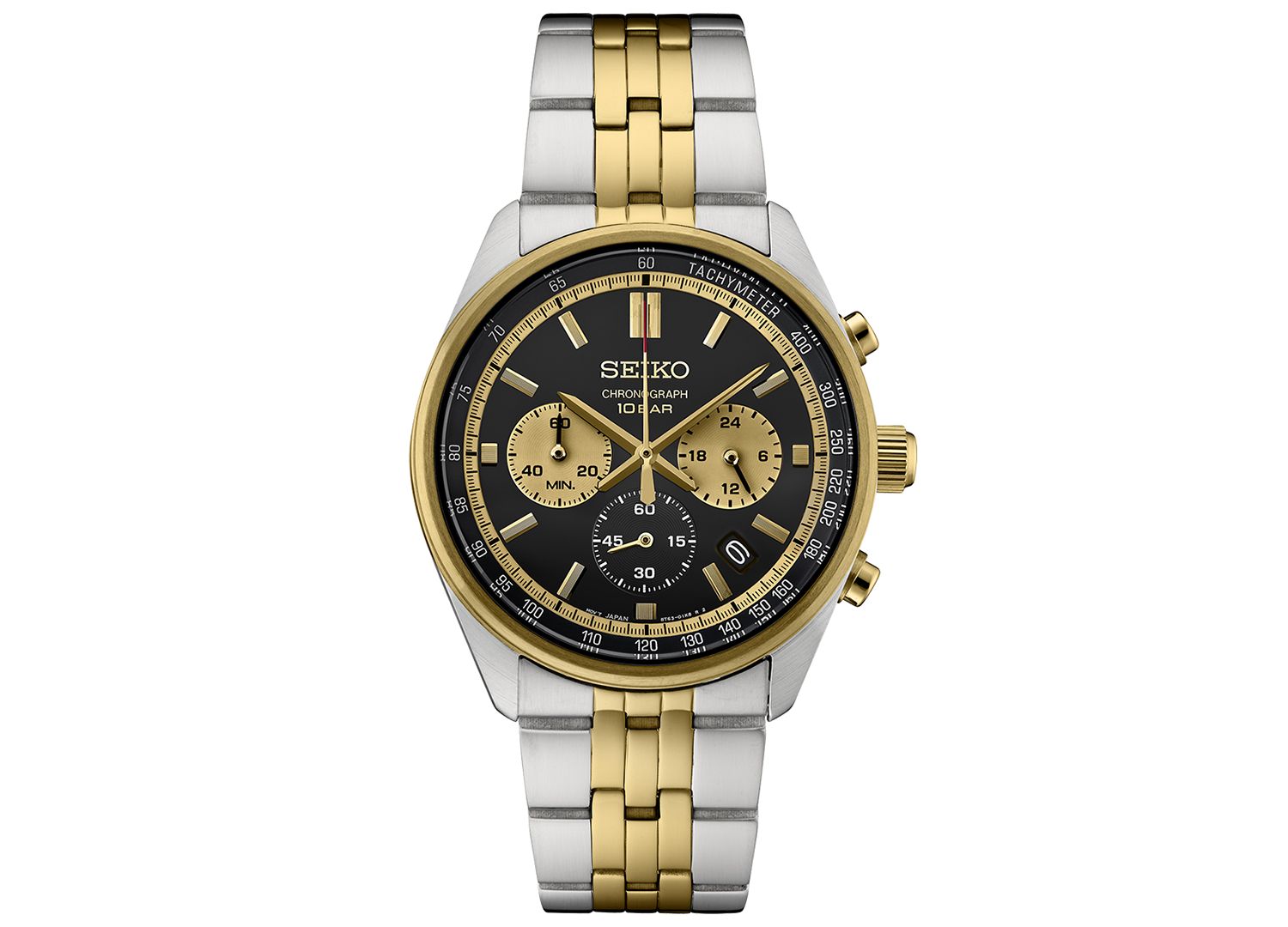 Men's Chronograph Essentials Two-Tone Stainless Steel Bracelet Watch 42mm