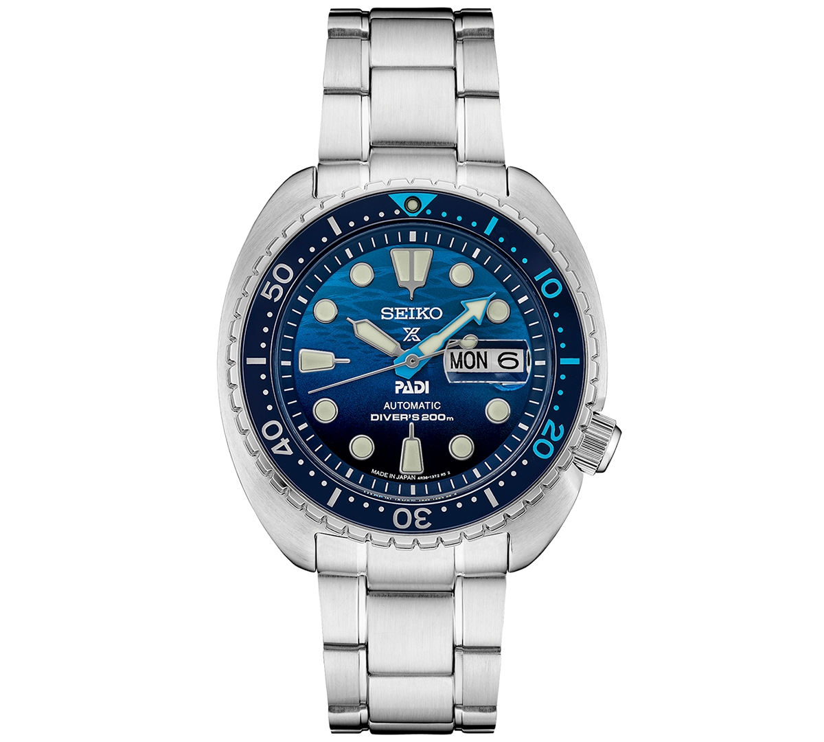 Men's Automatic Prospex Padi Special Edition Stainless Steel Bracelet Watch 45mm - Blue
