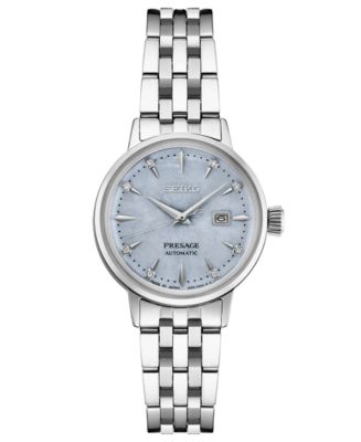 Seiko Women's Automatic Presage Diamond (1 10 Ct. T.w.) Stainless Steel 