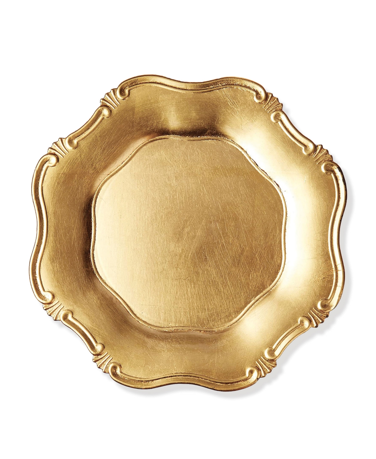 American Atelier Baroque Charger Plate 12 Piece Dinnerware Set, Service for 12