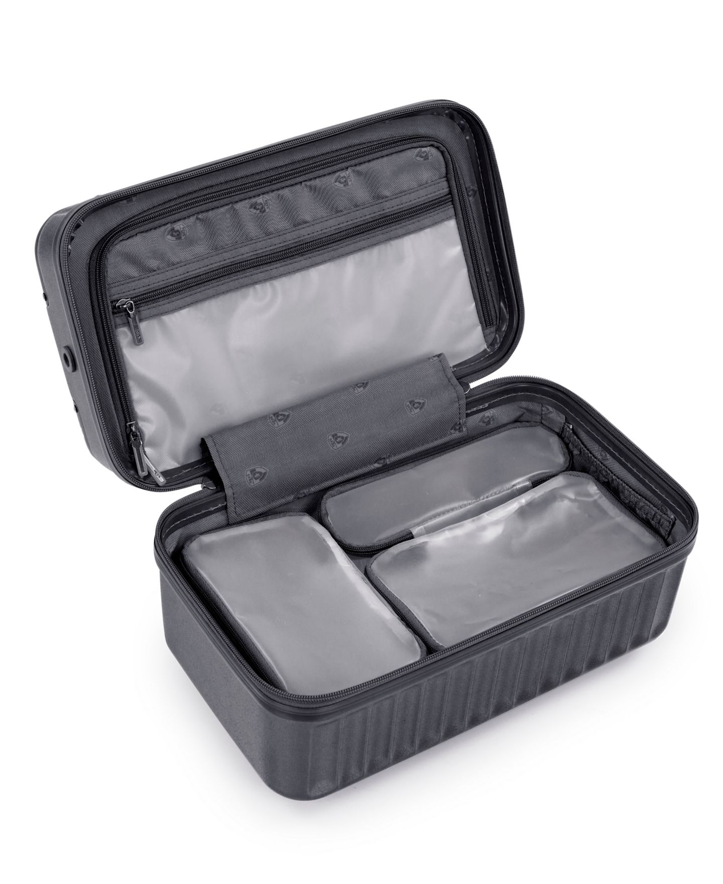 Сумка Heys Luxe Hard Side Beauty Case, цвет: Графитовый металлик — фото 3