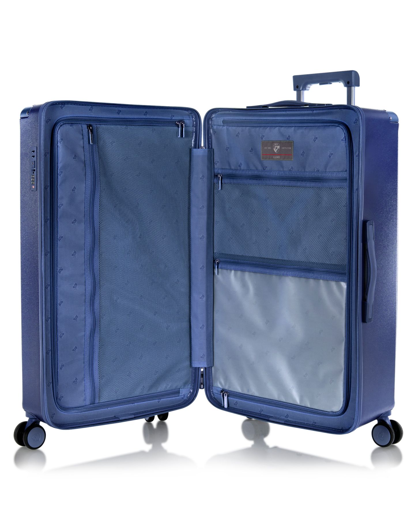 Чемодан Heys Luxe Hard Side 30" Trunk Spinner, цвет: Тёмно-синий — фото 4