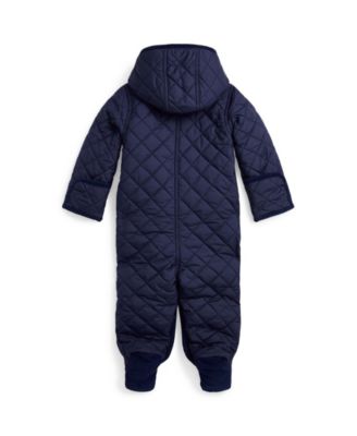 Baby Water-Repellent Hooded Barn Pramsuit