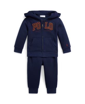 Baby boy fashion polo sweat suit