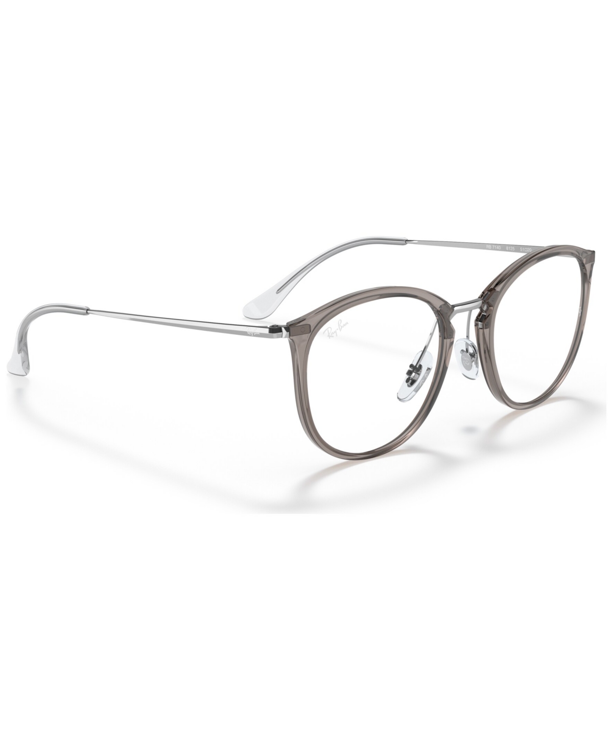 Ray Ban Women's Eyeglasses, Rb7140 51 In Transparent Gray