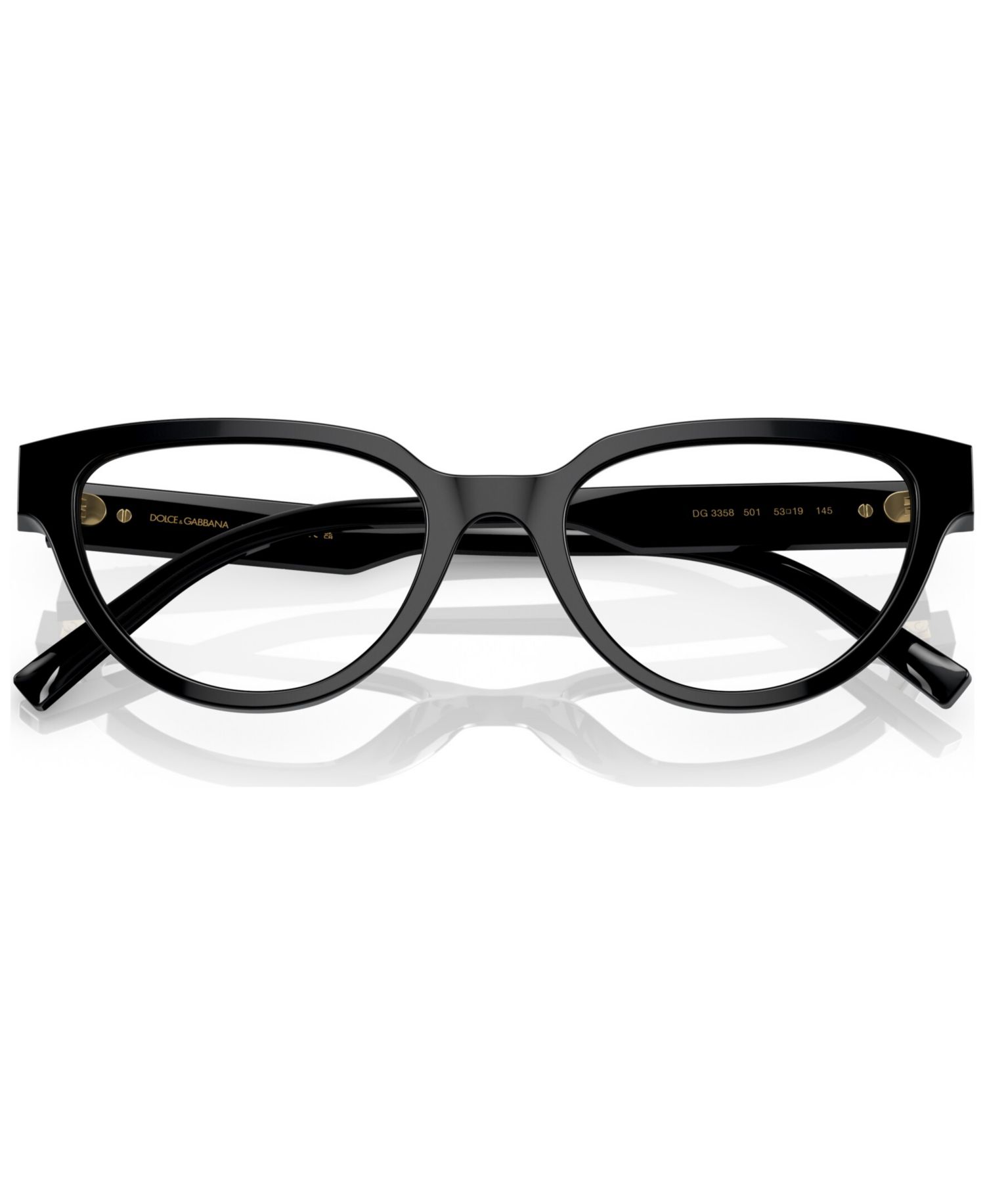 Woman Cat Eye Plastic DG3358 Eyeglasses