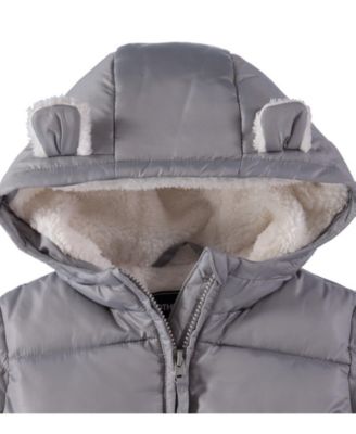 Rothschild Jungen Pufferjacke - Wasserabweisend, Mit Abnehmbarer Kapuze & Verdecktem Reißverschluss
