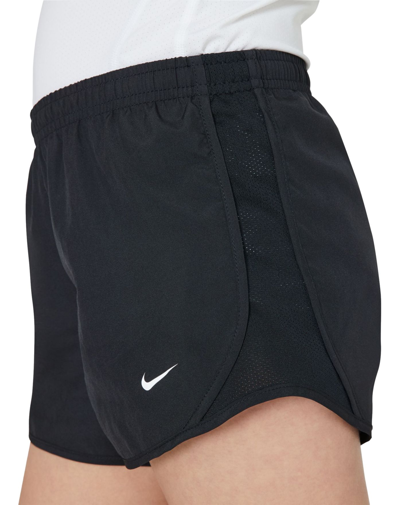 Шорты Nike Dri-Fit Tempo Running Shorts для девочек, цвет: Чёрный — фото 4