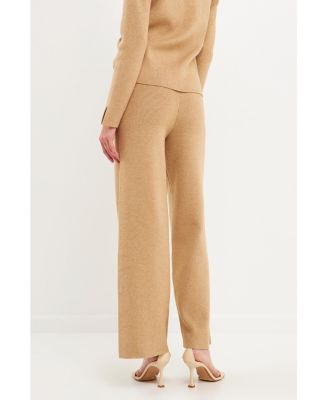 Women's Knit Wide Pants