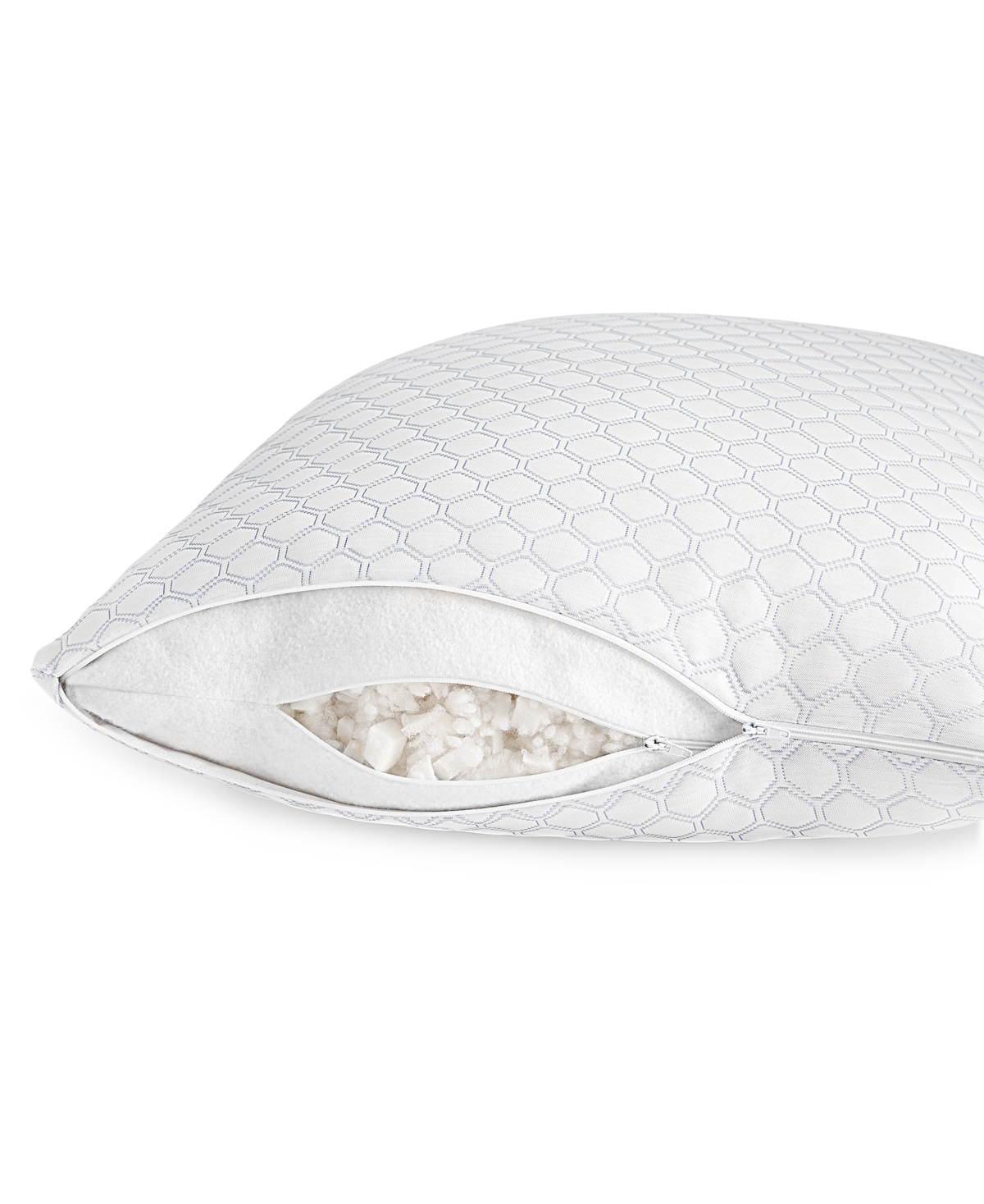 Shop Charter Club Cooling Custom Comfort Pillow, King, Created For Macy's In White