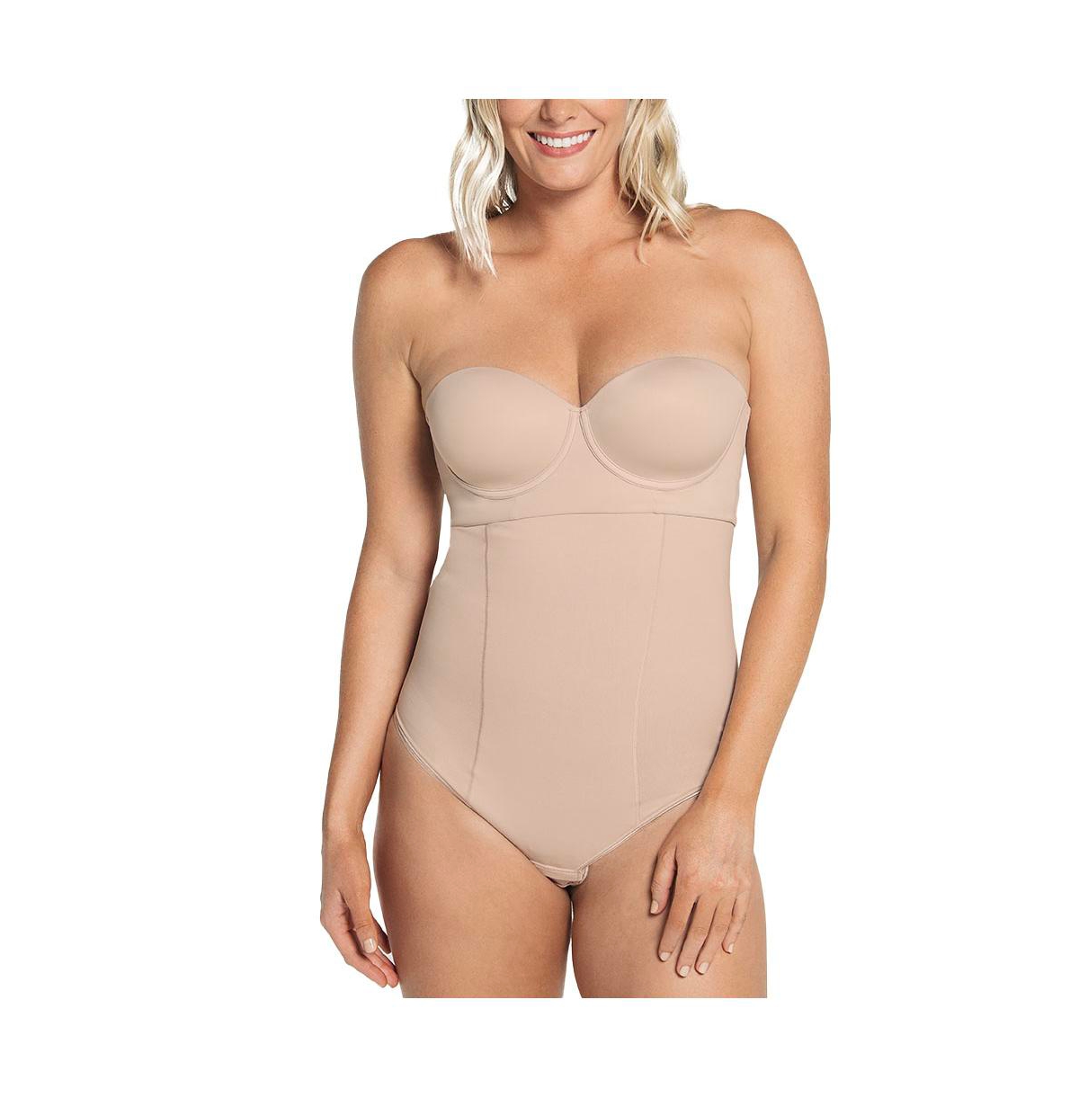 Leonisa Women's Extra High-Waisted Sculpting Thong Panty