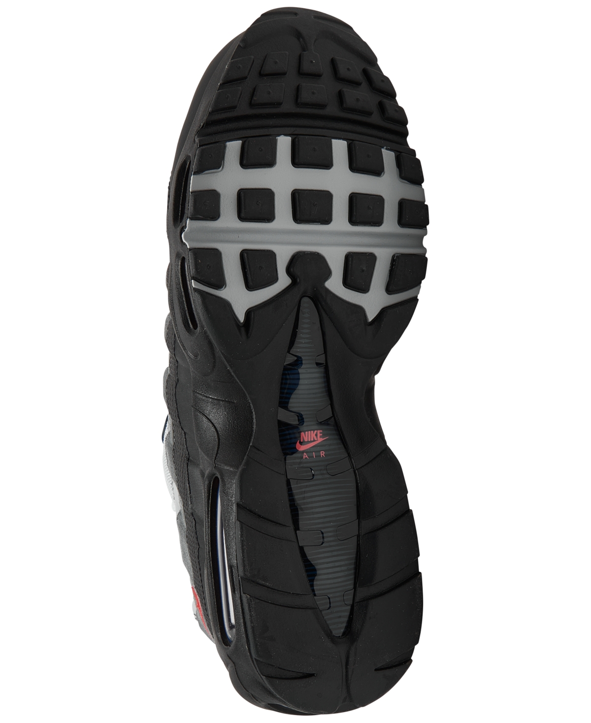 Nike Men s Air Max 97 Casual Sneakers from Finish Line Black Smoke Gray Red Smart Closet