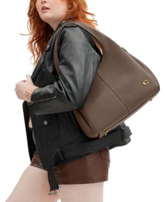 Lana Medium Pebble Leather Shoulder Bag