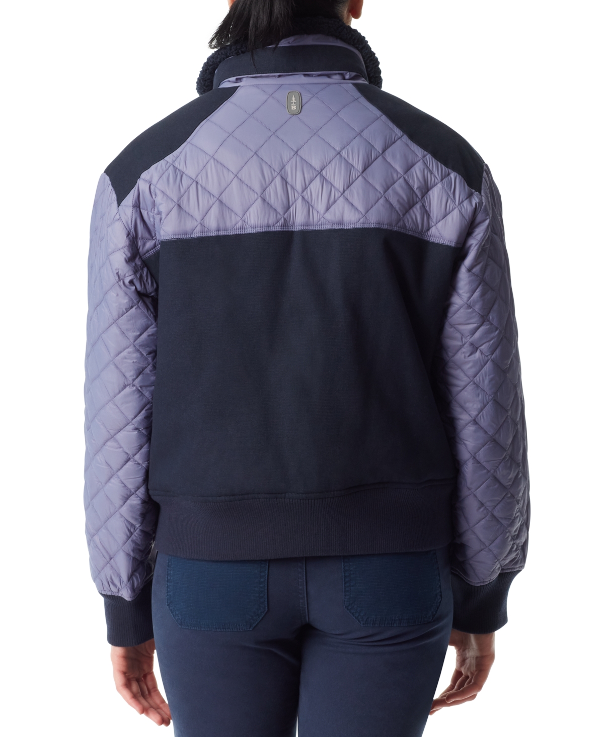 Bass Outdoor Women's Quilted-Trim Zip Bomber Jacket