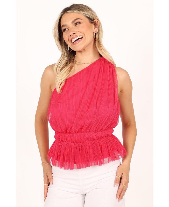 Petal and Pup Women's Gerri One Shoulder Peplum Top Macy's