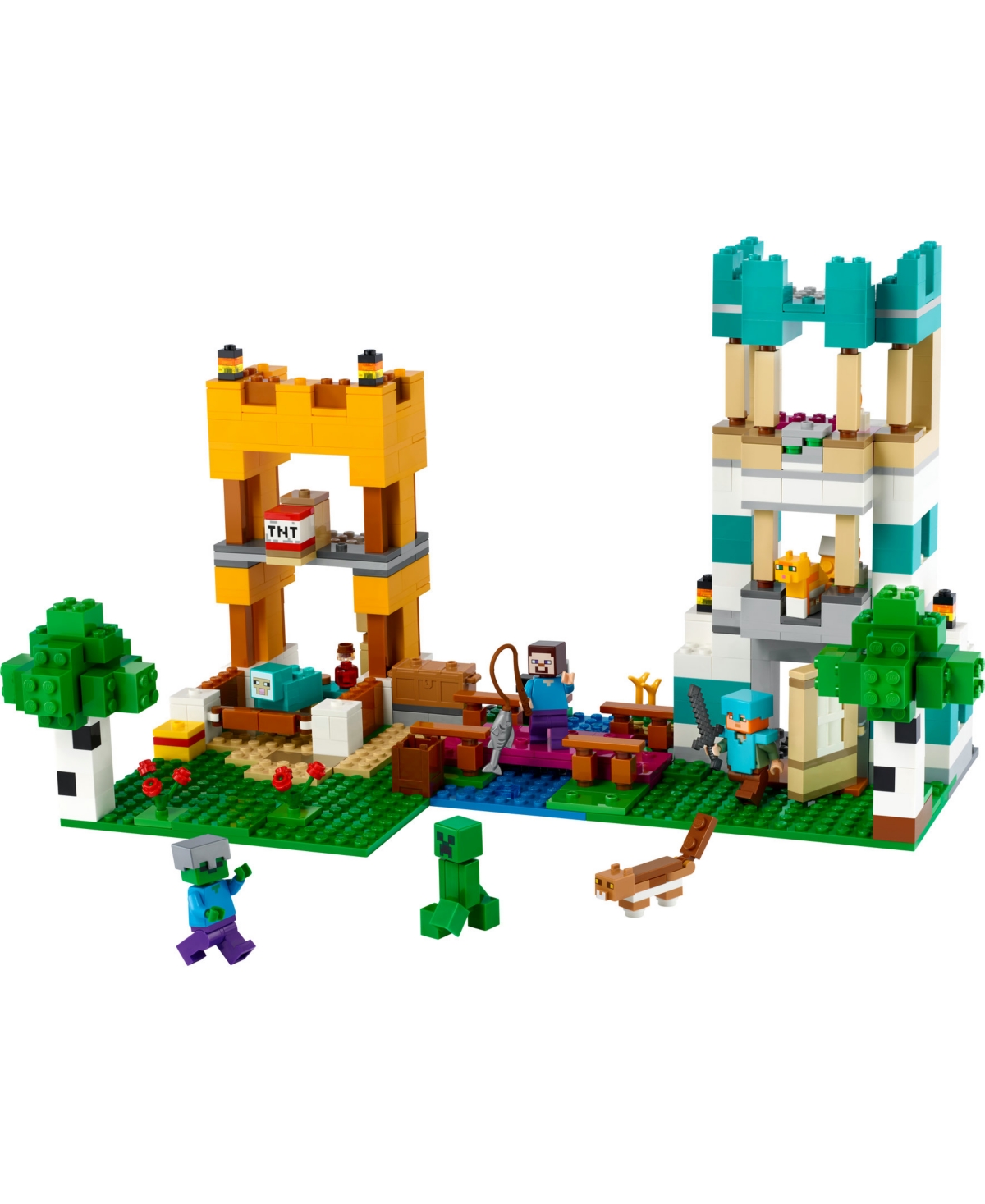 Lego Minecraft 21249 The Crafting Box 4.0 Toy Building Set In Multicolor