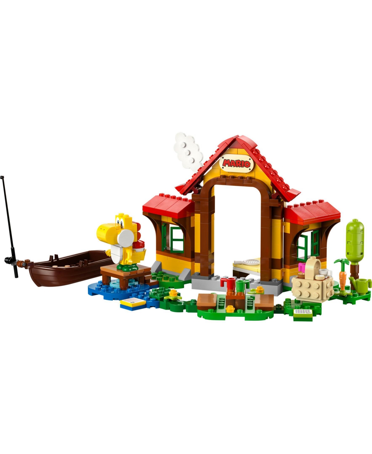 Shop Lego Super Mario 71422 Picnic At Mario's House Expansion Toy Building Set In Multicolor