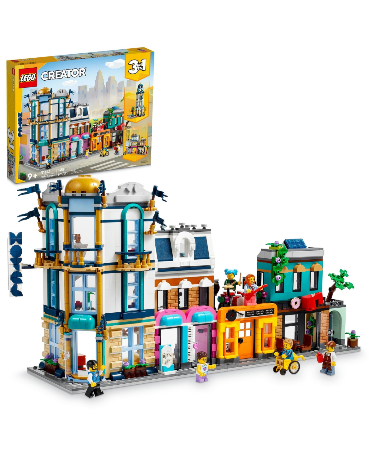 Lego Creator 31141 Main Street Toy Minifigure Building Set In Multicolor