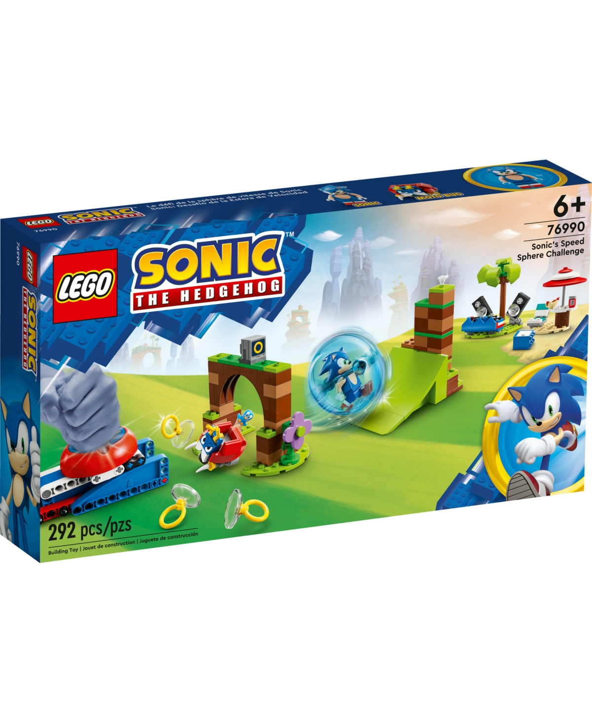 Shop Lego Sonic The Hedgehog 76990 Sonic's Speed Sphere Challenge Toy Building Set In Multicolor