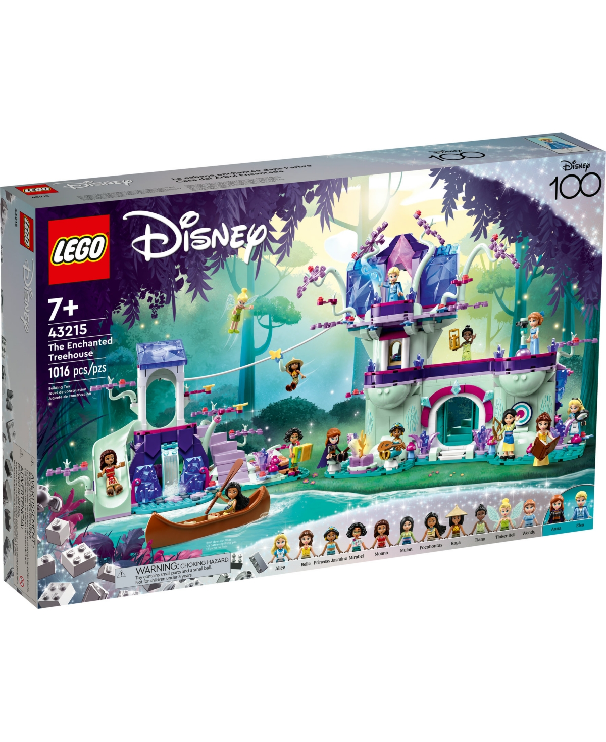 Shop Lego Disney 43215 The Enchanted Treehouse Toy Building Set In Multicolor