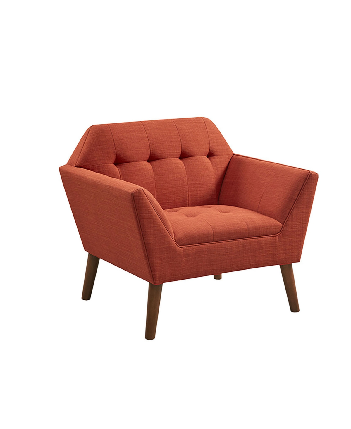Shop Ink+ivy Newport Lounge Chair 37" Wide In Spice