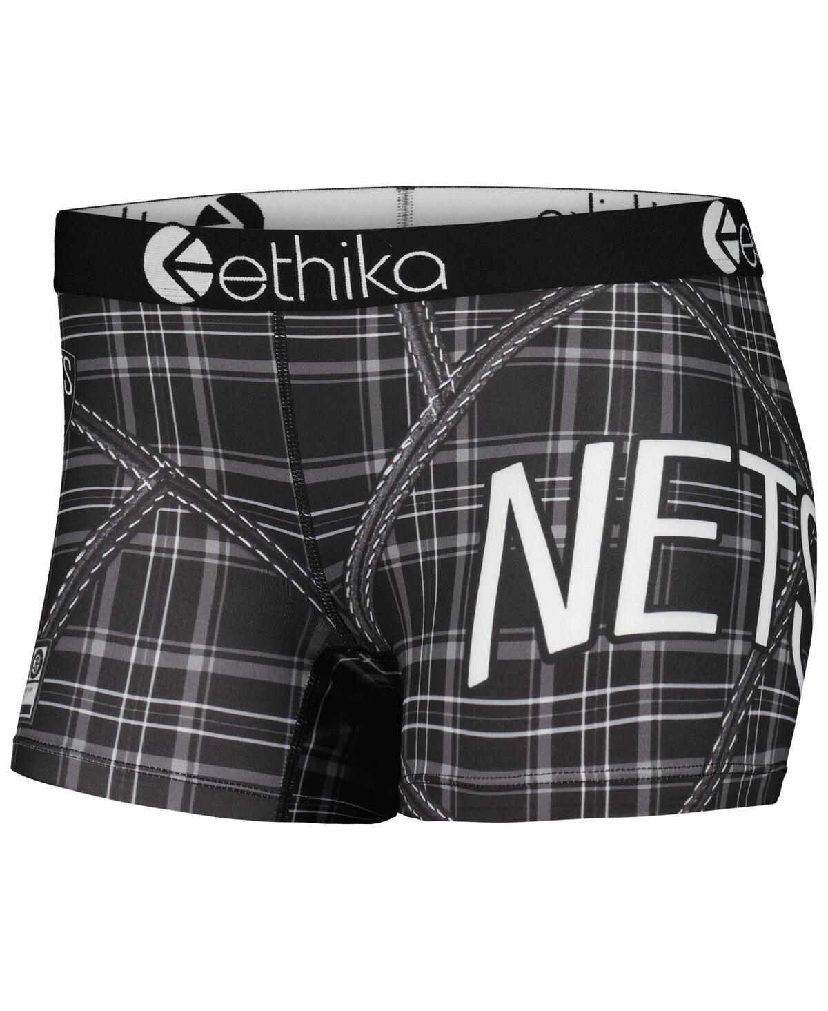 Shop Ethika Women's  Black Brooklyn Nets Staple Underwear