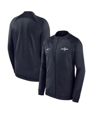 Men's Blue England National Team Academy Pro Anthem Raglan Performance Full-Zip Jacket