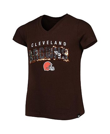 Lids San Francisco 49ers New Era Girls Youth Reverse Sequin V-Neck