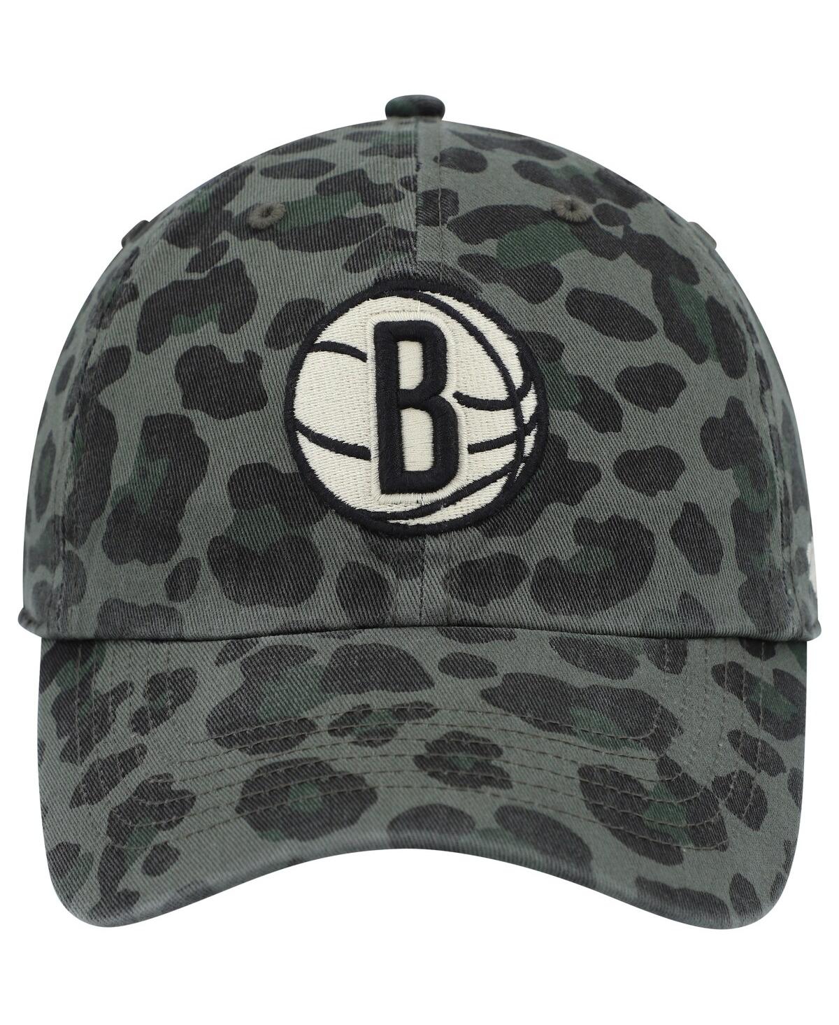 Shop 47 Brand Women's ' Green Brooklyn Nets Bagheera Clean Up Adjustable Hat