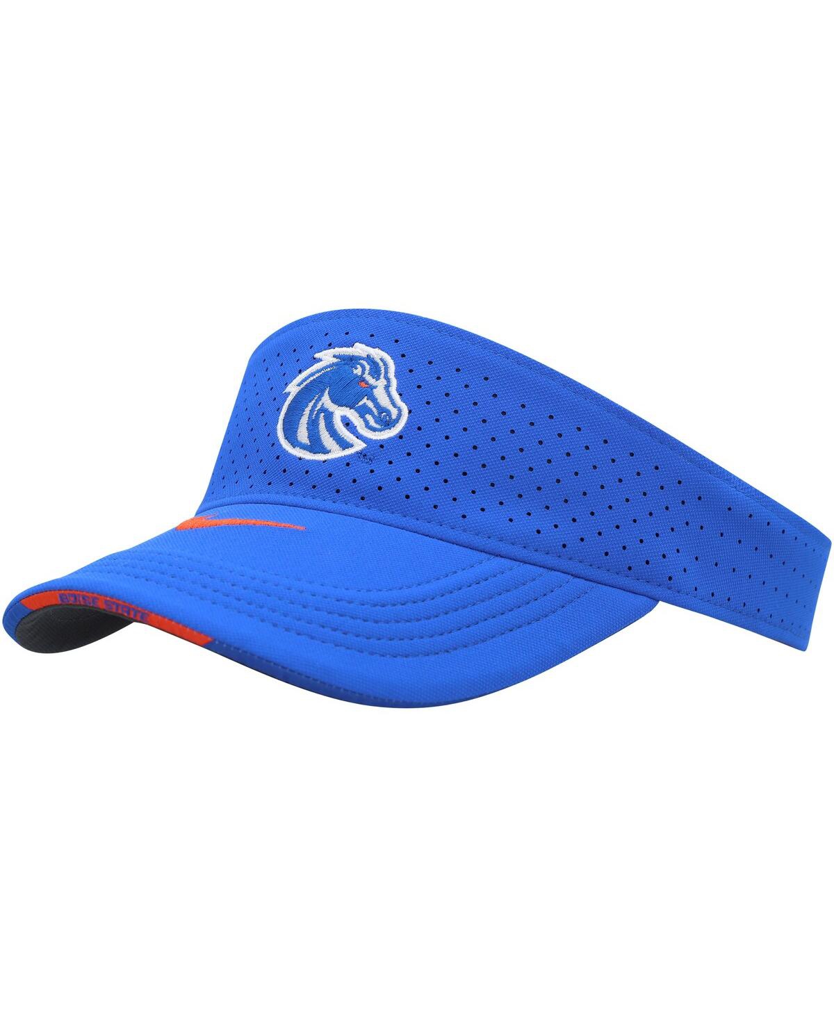 Men's NikeBoise State Broncos 2023 Sideline Performance Adjustable Visor - Royal