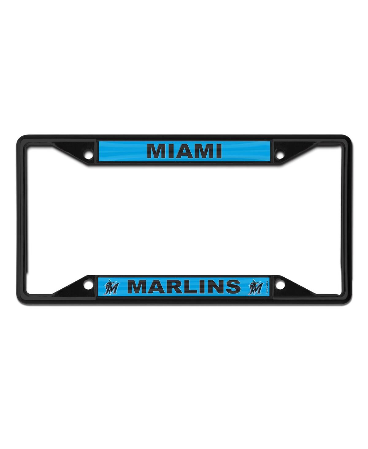 Wincraft Miami Marlins Chrome Color License Plate Frame In Multi