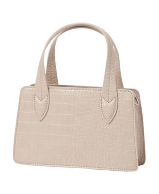August Croc-effect Faux Leather Crossbody Bag
